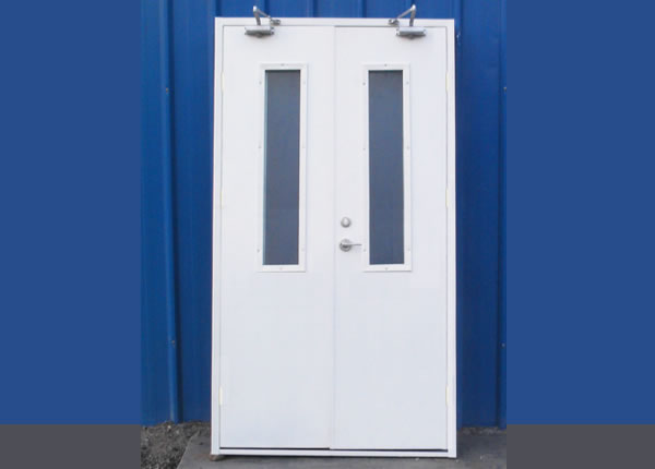 2.1A類鋼質(zhì)雙扇帶玻璃防火門（甲級）