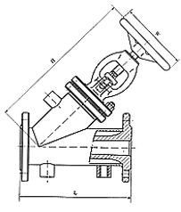 BJ45W保溫夾套截止閥 結(jié)構(gòu)圖 / 尺寸圖